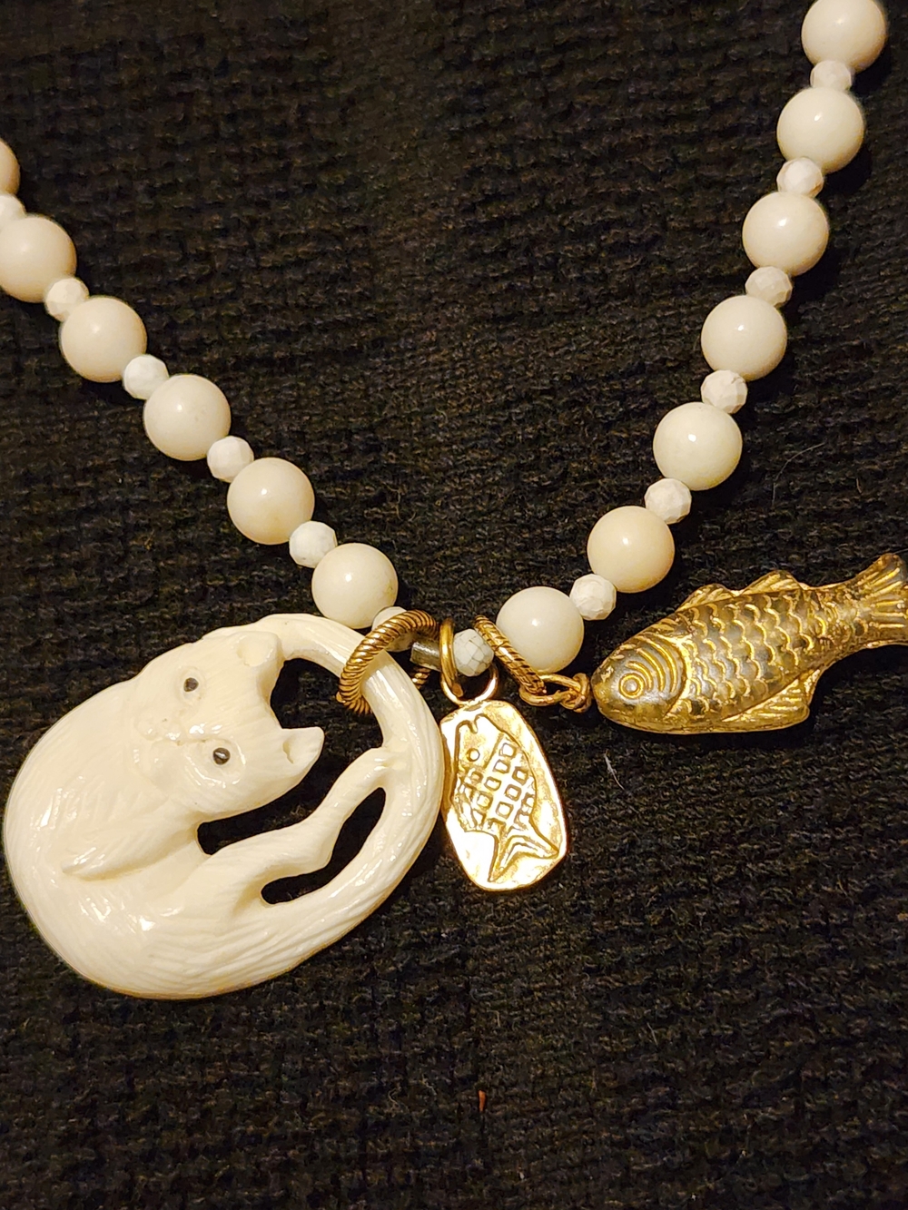Susan Burch Handmade Cat Necklace - Picture 2 of 11